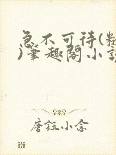 急不可待(糙汉)笔趣阁小说内容