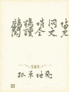鹧鸪哨网站在线阅读全文免费阅读