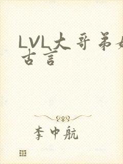 LVL大哥弟媳古言封面