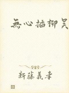 无心插柳吴悠封面