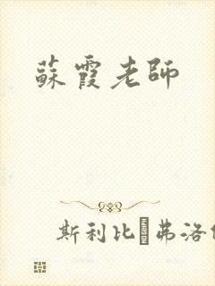 苏霞老师封面