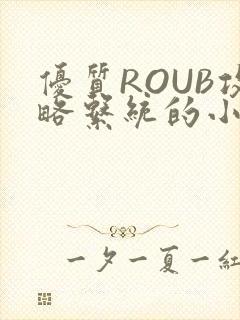 优质ROUB攻略系统的小说最新章节封面