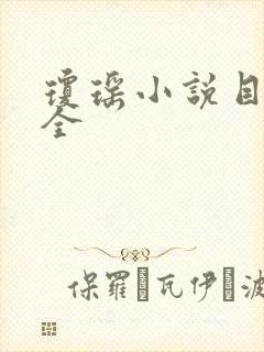 琼瑶小说目录大全封面