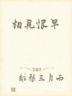 相见恨早
