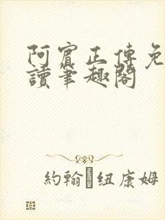 阿宾正传免费阅读笔趣阁