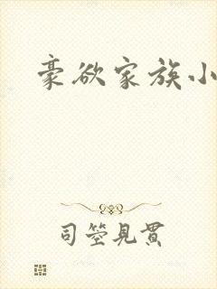 豪欲家族小说
