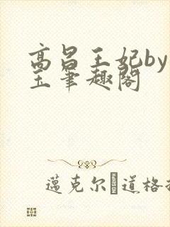 高昌王妃by黛玉笔趣阁封面