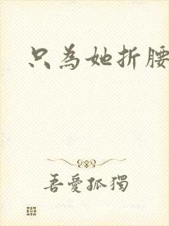 只为她折腰封面