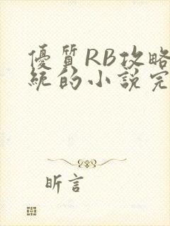 优质RB攻略系统的小说完整版封面