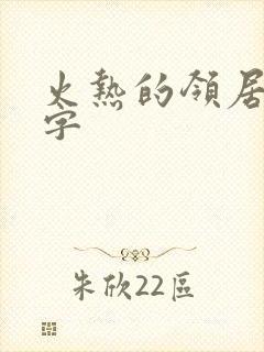 火热的领居中文字