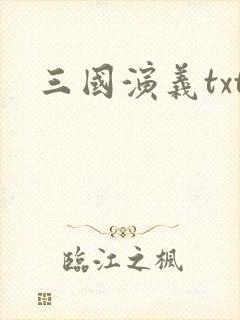 三国演义txt封面