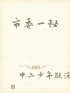 市委一秘