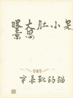 眼大肚小是什么意思