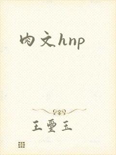 肉文hnp封面