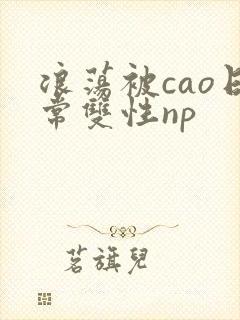 浪荡被cao日常双性np
