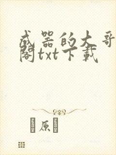 成器的大哥笔趣阁txt下载封面