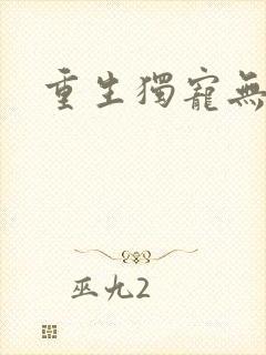 重生独宠无二