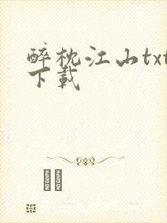 醉枕江山txt下载
