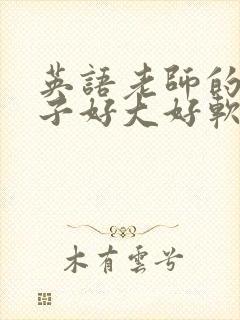英语老师的小兔子好大好软水