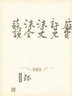 苏沫沫许庭川小说全文免费阅读