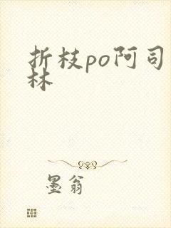 折枝po阿司匹林封面