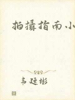 拍摄指南小说