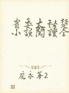 省委大秘楚东恒小说阅读全文