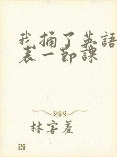 我捅了英语课代表一节课封面