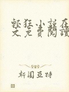 轻狂小说在线全文免费阅读