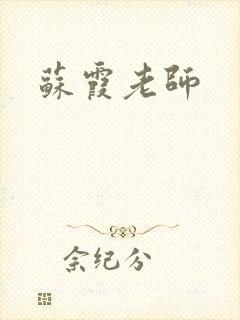 苏霞老师