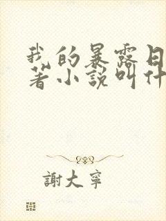 我的暴露日记原著小说叫什么
