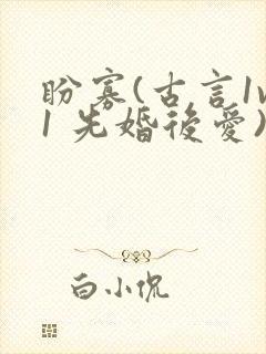 盼寡(古言1v1 先婚后爱)