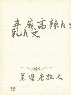 寺庙高辣h文乱乳h文封面