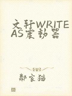 文轩WRITEAS震动器封面