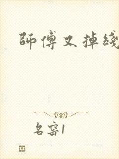 师傅又掉线了