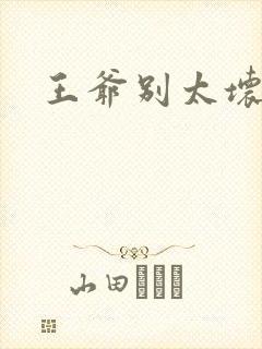 王爷别太坏