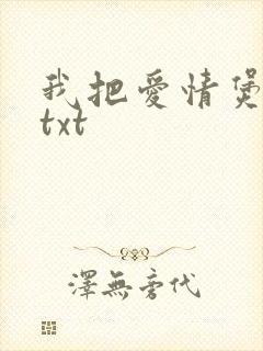 我把爱情煲成汤txt