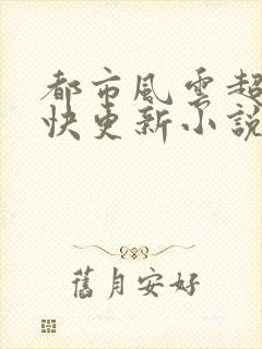 都市风云超前超快更新小说