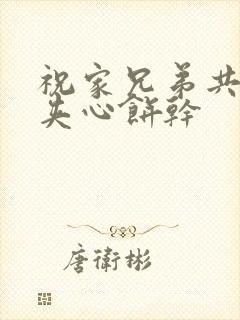 祝家兄弟共享后夹心饼干