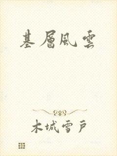 基层风云封面