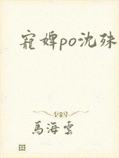 宠婢po沈殊辞封面