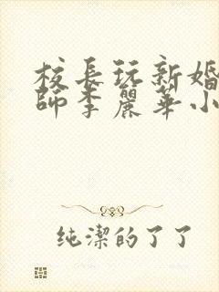 校长玩新婚女教师李丽华小说