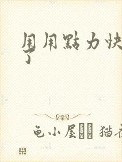 用用点力快要到了