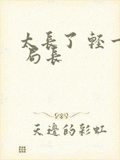 太长了 轻一点 局长封面