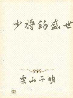 少将的盛世宠妻封面