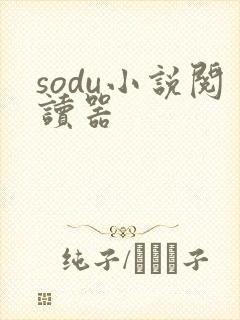 sodu小说阅读器