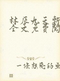 林辰九天斩神诀全文免费阅读笔趣阁