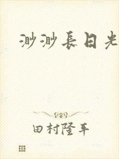 渺渺长日光阴封面