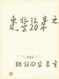 东北往事之黑道风云20年