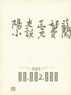 阳光正好苏玥玥小说免费阅读